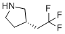 CAS # 1430091-57-8, (S)-3-(2,2,2-trifluoroethyl)pyrrolidine