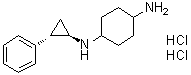 structure of CAS# 1431326-61-2, rel-N1-[(1R,2S)-2-苯基环丙基]-1,4-环己二胺二盐酸盐