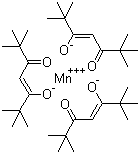 structure of CAS# 14324-99-3, 三(2,2,6,6-四甲基-3,5-庚二酮酸)锰