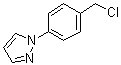 structure of CAS# 143426-52-2, 1-(4-氯甲基苯基)-1H-吡唑