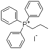 structure of CAS# 14350-50-6, 丙基三苯基碘化膦