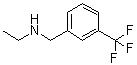structure of CAS# 14355-04-5, N-乙基-3-三氟甲基苄胺