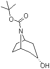 structure of CAS# 143557-91-9, (3-内)-3-羟基-8-氮杂双环[3.2.1]辛烷-8-甲酸叔丁酯