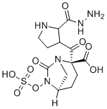 CAS # 1436862-37-1, (2S,5R)-7-oxo-6-(sulfooxy)-1,6-diazabicyclo[3.2.1]octane-2-carboxylic acid 2-[2-(3-pyrrolidinylcarbonyl)hydrazide]