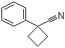 structure of CAS# 14377-68-5, 1-苯基环丁烷甲腈