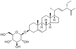 CAS 登录号：143815-99-0, 22-脱氢赤桐甾醇葡糖苷