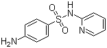 CAS # 144-83-2, Sulfapyridine, 2-Sulfapyridine, 4-((2-Pyridylamino)sulfonyl)aniline, 4-amino-N-(2-pyridinyl)benzenesulfonamide