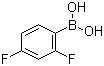 structure of CAS# 144025-03-6, 2,4-二氟苯硼酸