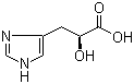 structure of CAS# 14403-45-3, (S)-2-羟基-3-(咪唑-4-基)丙酸