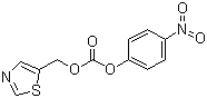 structure of CAS# 144163-97-3, ((5-Thiazolyl)methyl)-(4-nitrophenyl)carbonate