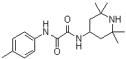 structure of CAS# 144217-65-2, N-(4-甲基苯基)-N'-(2,2,6,6-四甲基哌啶-4-基)草酰胺