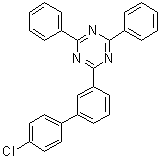 structure of CAS# 1443049-85-1, 2-(4'-Chloro[1,1'-biphenyl]-3-yl)-4,6-diphenyl-1,3,5-triazine