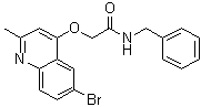structure of CAS# 1443139-14-7, 2-[(6-溴-2-甲基-4-喹啉基)氧基]-N-(苯基甲基)乙酰胺