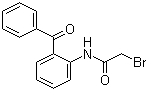 CAS # 14439-71-5, N-(2-Benzoylphenyl)-2-bromoacetamide, 2-[(2-Bromoacetyl)amino]benzophenone