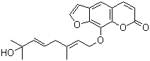 CAS 登录号：144398-34-5, 8-(7-羟基-3,7-二甲基-2,5-辛二烯氧基)补骨脂素