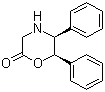 structure of CAS# 144538-22-7, (5S,6R)-5,6-二苯基吗啉-2-酮
