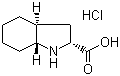 structure of CAS# 144540-75-0, (2S,3aR,7aS)-1H-八氢吲哚-2-羧酸盐酸盐