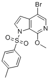 CAS # 1445993-85-0, 4-bromo-7-methoxy-1-tosyl-1H-pyrrolo[2,3-c]pyridine