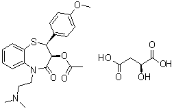CAS 登录号：144604-00-2, 地尔硫卓苹果酸盐