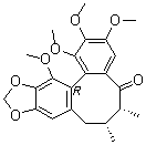 CAS # 144606-83-7, Schisanlignone C, (6R,7R,13aR)-7,8-Dihydro-1,2,3,13-tetramethoxy-6,7-dimethylbenzo[3,4]cycloocta[1,2-f][1,3]benzodioxol-5(6H)-one