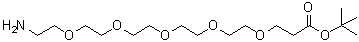 CAS 登录号：1446282-18-3, 18-氨基-4,7,10,13,16-五氧杂十八烷酸叔丁酯