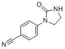 structure of CAS# 144655-81-2, 4-(2-Oxoimidazolidin-1-yl)benzonitrile