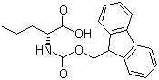 structure of CAS# 144701-24-6, Fmoc-D-Norvaline