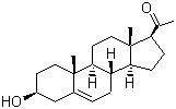 structure of CAS# 145-13-1, 孕烯醇酮