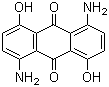structure of CAS# 145-49-3, 1,5-二氨基-4,8-二羟基-9,10-蒽二酮