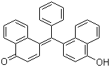 structure of CAS# 145-50-6, p-Naphtholbenzein