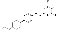 CAS 登录号：145131-02-8, 1,2,3-三氟-5-[2-[4-(反式-4-丙基环己基)苯基]乙基]苯