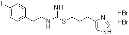 CAS # 145196-87-8, [2-(4-Iodophenyl)ethyl]carbamimidothioic acid 3-(1H-imidazol-4-yl)propyl ester dihydrobromide