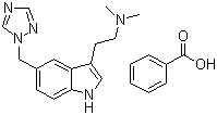 structure of CAS# 145202-66-0, Rizatriptan benzoate