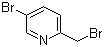 structure of CAS# 145218-19-5, 5-Bromo-2-(bromomethyl)pyridine