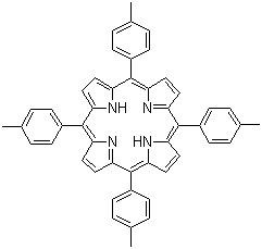 structure of CAS# 14527-51-6, 5,10,15,20-四(4-甲基苯基)-21H,23H-卟吩