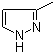 structure of CAS# 1453-58-3, 3-Methylpyrazole