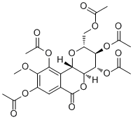 CAS # 14531-47-6, Bergenin pentaacetate, Bergenin 3,4,8,10,11-pentaacetate