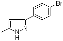 structure of CAS# 145353-53-3, 3-(4-Bromophenyl)-5-methyl-1H-pyrazole