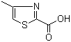 structure of CAS# 14542-16-6, 4-Methylthiazole-2-carboxylic acid