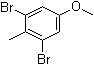 structure of CAS# 14542-71-3, 3,5-Dibromo-4-methylanisole