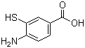 structure of CAS# 14543-45-4, 4-Amino-3-mercaptobenzoic acid
