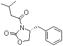 structure of CAS# 145589-03-3, (R)-3-(3-Methylbutanoyl)-4-benzyloxazolidin-2-one