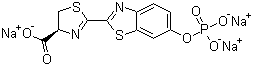 structure of CAS# 145613-12-3, D-虫荧光素 6'-O-磷酸三钠盐