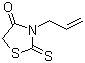 structure of CAS# 1457-47-2, 3-烯丙基罗丹宁