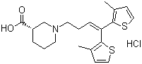 structure of CAS# 145821-59-6, Tiagabine hydrochloride
