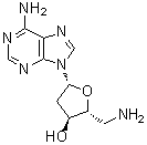 CAS 登录号：14585-60-5, 5'-氨基-2',5'-二脱氧腺苷