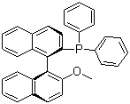 structure of CAS# 145964-33-6, (R)-(+)-2-(Diphenylphosphino)-2'-methoxy-1,1'-binaphthyl