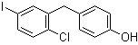 structure of CAS# 1459754-32-5, 4-(2-氯-5-碘苄基)苯酚