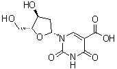 structure of CAS# 14599-46-3, 5-羧基-2'-脱氧尿苷
