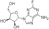 structure of CAS# 146-78-1, 2-Fluoroadenosine